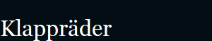 Klappr�der